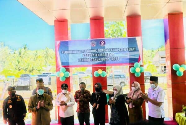 Kepala BNN Kabupaten Boalemo Hadiri Peresmian Gedung Puskesma Tilamuta
