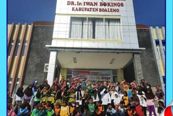 Memeriahkan Pra HANI Tahun 2022 di Perbatasan Wilayah Boalemo dan Gorontalo
