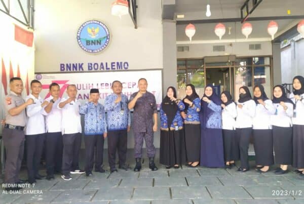 KEPALA BNN KABUPATEN BOALEMO PIMPIN APEL DAN RAPAT PERDANA DITAHUN 2023