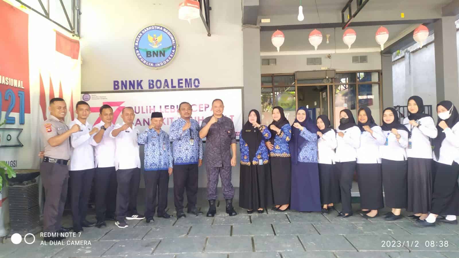 KEPALA BNN KABUPATEN BOALEMO PIMPIN APEL DAN RAPAT PERDANA DITAHUN 2023 KEPALA BNN KABUPATEN BOALEMO PIMPIN APEL DAN RAPAT PERDANA DITAHUN 2023