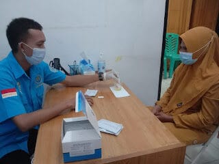 397 Calon PPPK (Pegawai Pemerintah dengan Perjanjian Kontrak) Jabatan Fungsional Guru tes urin di BNN Kabupaten Boalemo
