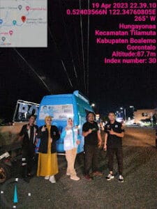 Pastikan Bebas dari Narkoba, BNN Kabupaten Boalemo Tes Urine Sopir Angkutan Mudik