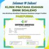 Klinik Pratama Idaman BNNK Boalemo Raih Sertifikasi Akreditasi Paripurna