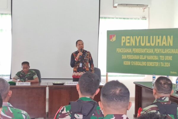 BNNK dan Kodim 1316/Boalemo Bersinergi dalam Upaya Pemberantasan Narkotika BNNK dan Kodim 1316/Boalemo Bersinergi dalam Upaya Pemberantasan Narkotika