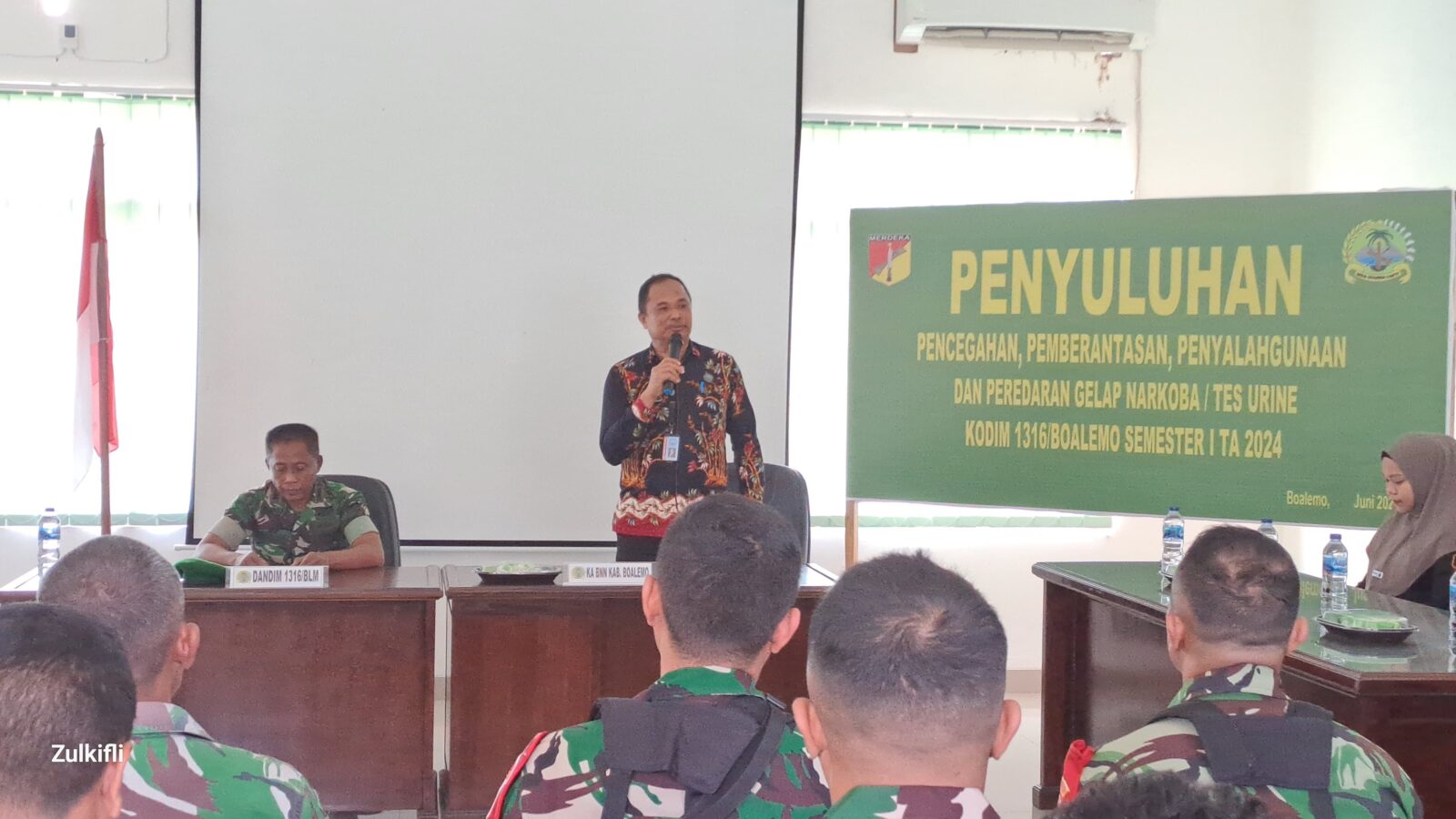 BNNK dan Kodim 1316/Boalemo Bersinergi dalam Upaya Pemberantasan Narkotika BNNK dan Kodim 1316/Boalemo Bersinergi dalam Upaya Pemberantasan Narkotika